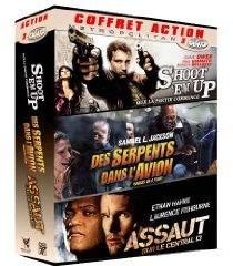 Coffret Action : Assaut sur le central 13 + Des serpents dans l'avion + Shoot'em Up [Francia] [DVD]