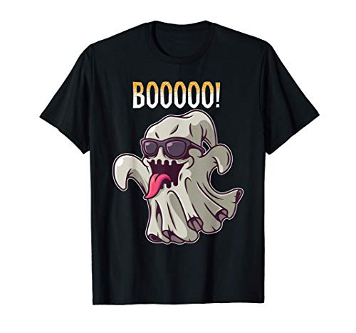 Cool Boo Ghost Funny Halloween Costume Trick o Treat Camiseta