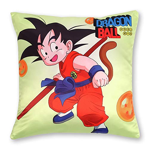 CoolChange Funda de Almohada 50x50 con Tema de Dragon Ball: Son Goku