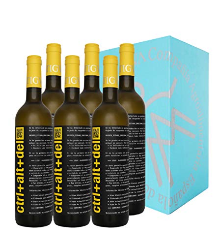 Ctrl+Alt+Del - Vino blanco semi-dulce - Tierra de Castilla - La Mancha - 6 botellas
