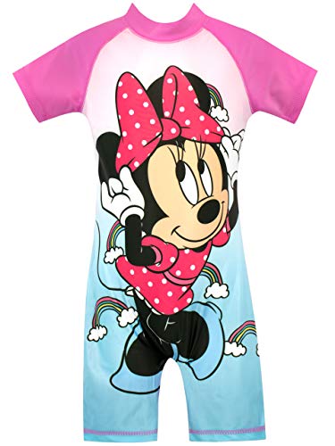 Disney Bañador para Niña Minnie Mouse Azul 2 a 3 Años