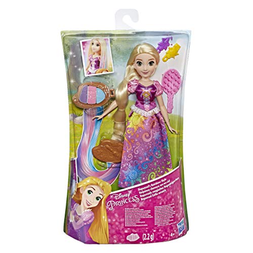 Disney Princess - Muñeca Rapunzel, Estilo Arco Iris, Multicolor