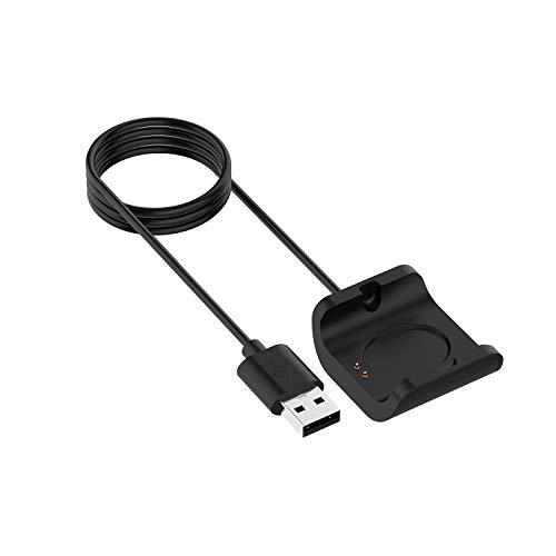 Docooler Cable de Base de Carga USB Smart Band Compatible con el Cargador con Clip Amazfit bip S / 1s / A1805 / A1916, 1 Metro