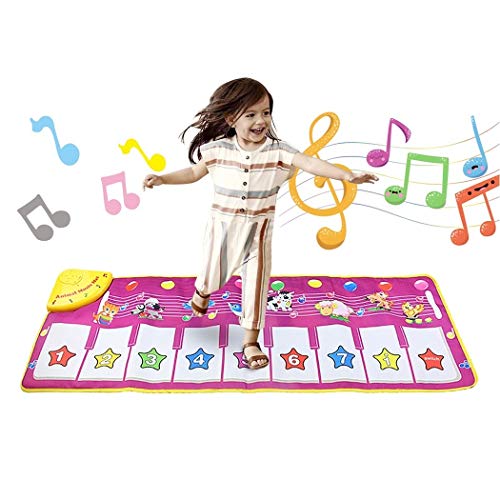 Esteras Musicales para niños Juguetes para 1,2, Niña de 3 años, Juguete de Teclado Musical para Piano Avitoba, Estera de Baile Divertida para bebés Regalo