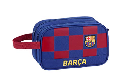 FCB FC Barcelona Accesorio de Viaje- Neceser, Niños, Multicolor, 26x15x12.5