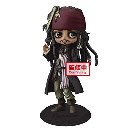 Figura Jack Sparrow Piratas del Caribe Disney Q Posket B 14cm