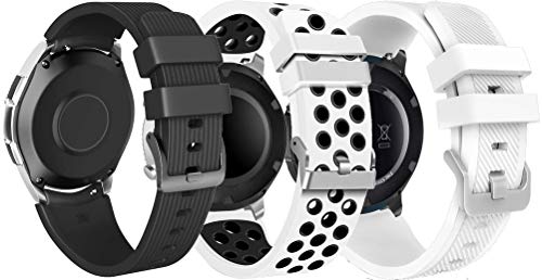 Gransho Correa de Reloj Reemplazo 22mm, la Correa de Reloj Watch Band Accessorios (22mm, 3PCS C)