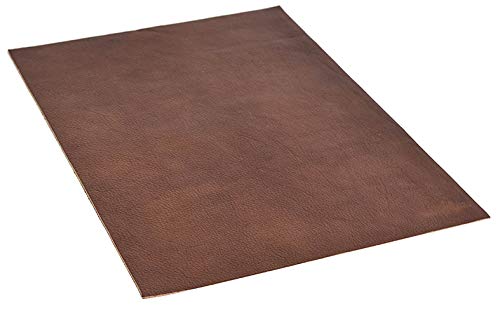 Gusti Piel de cuero de Vincenzo, pieza de piel de búfalo (0,01 m2 0,87 pulgadas), color marrón