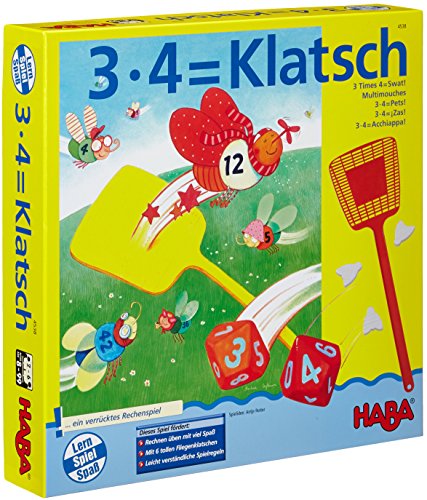 HABA 4538 3x4=Klatsch - Juego Educativo para Aprender a calcular (en alemán)