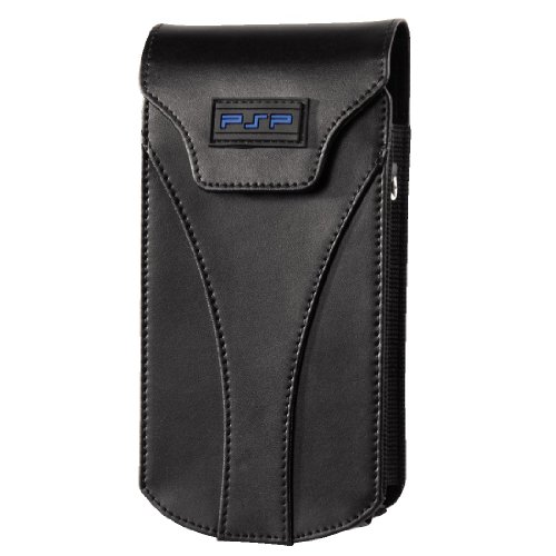 Hama Leather Bag for Sony PSP - accesorios de juegos de pc (Negro, 70 mm, 29 mm, 180 mm, Cuero)