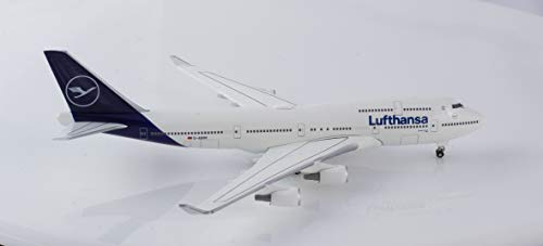 herpa 532761-Boeing 747-400, Intercontinental, Lufthansa Biplane, Wings, avión, Aviador, Fabricación, Modelos en Miniatura, Artículo de colección, Metal-Escala 1:500 (532761)