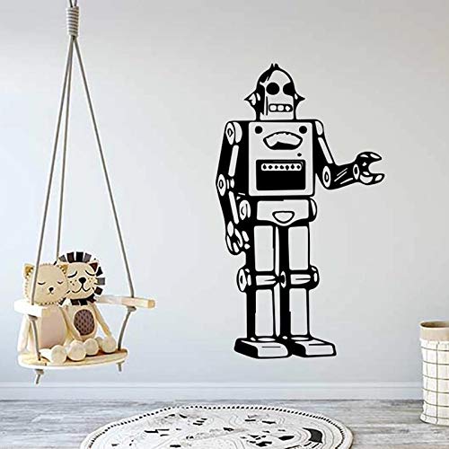 HGFDHG Pared de Vinilo Robot Mecanismo mecánico Pared decoración de la habitación de los niños decoración de Arte Mural