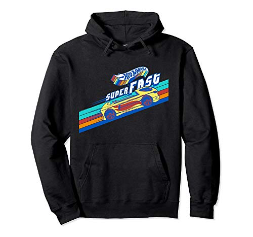 Hot Wheels Super Fast Pullover Hoodie - Front Print Hoodie For Men and Women