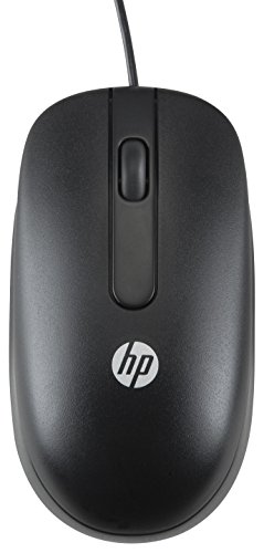 HP USB 1000dpi Laser Mouse - Ratón (USB, Laser, Oficina, Negro, Ambidextro, Monótono)