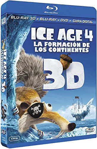 Ice Age 4: La Formacion De Los Continentes Blu-Ray 3d (Blu-Ray 3d + Blu-Ray 2d) [Blu-ray]