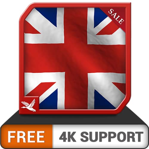 increíble bandera británica gratuita: una bandera del Reino Unido del Reino Unido para celebrar el día nacional y de independencia en su TV HDR 8K 4K y dispositivos de fuego como fondo de pantalla y t