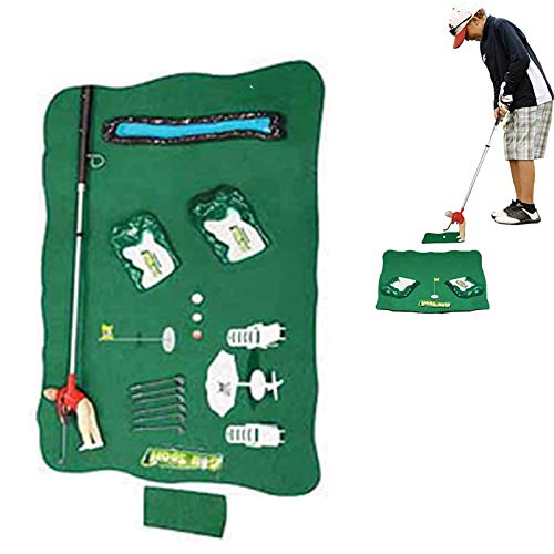 Indoor Mini Golf Game, with A Little Guy Attached to Golf Club,Mini Indoor Golf Game Competition Pack, for Living Room Family Home Game