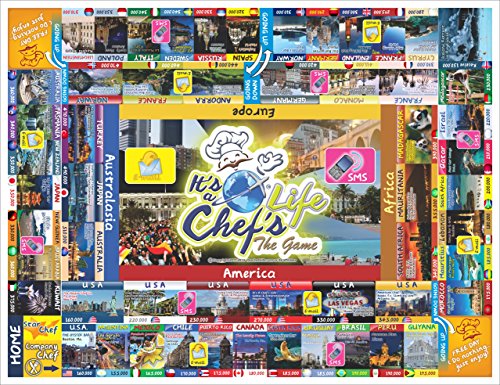 It's a Chef's Life Family Board Game Family Friendly Kids 7+chefs Fun by Cheflife