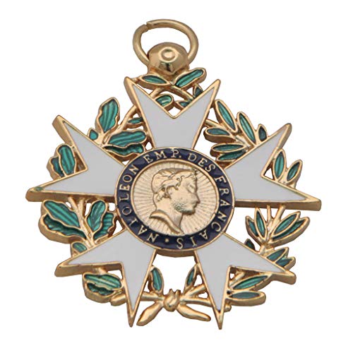 JXS Medalla de Honor Francesa, WWI Legion of Honor Emblem Replica, Colección de Emblemas Militares