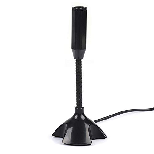 Kafuty Mini micrófono con Puerto USB, Acceso para Usar Grabación Respuesta de frecuencia Amplia Micrófono de Alto Rendimiento, Alta sensibilidad, Distancia efectiva de más de 2 Metros