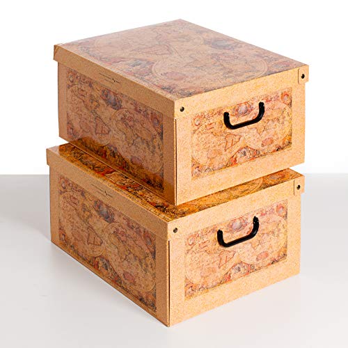 Kanguru BAULOTTO Marco Polo PEZZI Set DE 2 Cajas DE Almacenamiento, Cardboard, 1 Meters, 2
