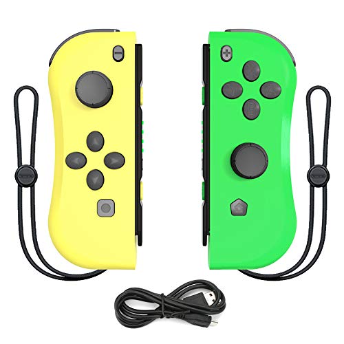 Laelr Controladores inalámbricos más recientes para Nintendo Switch Mini controlador izquierdo y derecho Mini vibración Gamepad Joystick Controlador Bluetooth para controles remotos N-Switch