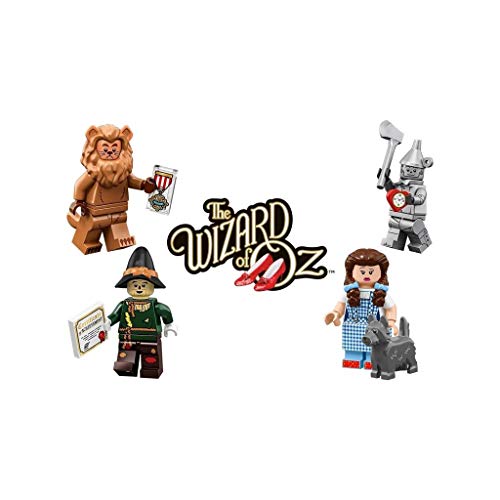 LEGO The Movie Series 2 Wizard of Oz Minifiguras, Dorthy, The Tin Man, Scare Crow, The Cowardly Lion (71023)