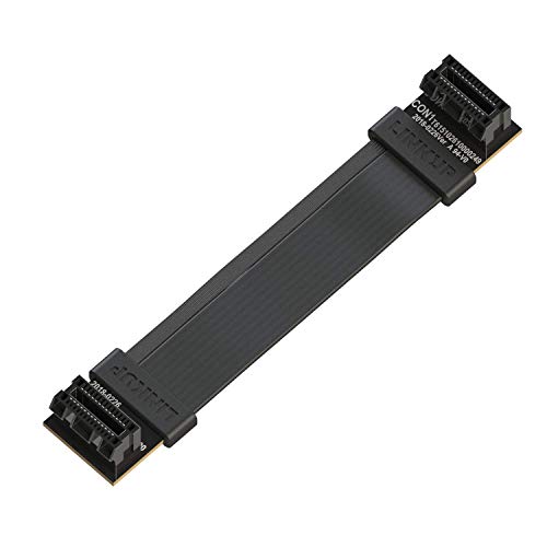 LINKUP - Flexible SLI Bridge GPU Cable Extreme High-Speed Technology Premium Shielding 85 Ohm Design for NVIDIA GPUs Graphic Cards - [8cm]