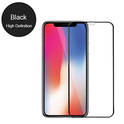 LZHANDA Protectores de Pantalla 0.23Mm 3D Curved Tempered Glass For iPhone X Soft Edge High Definition Anti Blue Light Screen Protector For iPhone XS HD Clear For iPhone XS