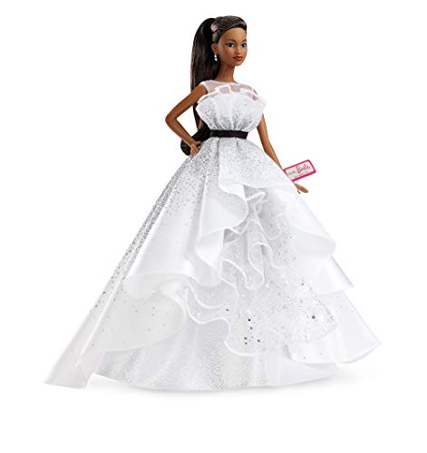 Mattel Barbie Collector-Muñeca celebración 60 aniversario morena, multicolor FXC79