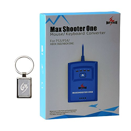 MAYFLASH MAX Shooter One Mouse Keyboard Converter for PS3/PS4/XBox 360/XBox One, [Importado de UK]