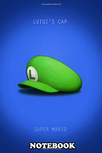 Notebook: Luigi Minimal Poster , Journal for Writing, College Ruled Size 6" x 9", 110 Pages