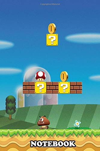 Notebook: Mario Level 1 , Journal for Writing, College Ruled Size 6" x 9", 110 Pages