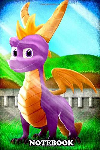 Notebook: Spyro The Dragon , Journal for Writing, College Ruled Size 6" x 9", 110 Pages