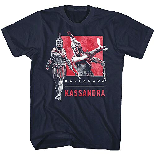 Npo Assassin'S Creed Odyssey Kassandra Spartan Warrior Men's T Shirt Soldier Armor