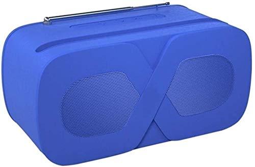 Nuevo Altavoz inalámbrico de Bluetooth, Altavoz ultrabajo de la Tarjeta de Sonido del Coche al Aire Libre, Mini Altavoz portátil-Azul