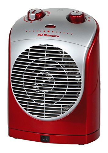 Orbegozo FH 5025 - Calefactor oscilante, termostato regulable, 2 niveles de potencia, protección contra sobrecalentamiento, función ventilador, 2200 W