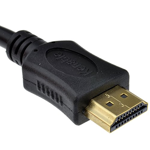 Oro HDMI Alto Velocidad 1080p Cielo HD/PS3/TV Seleccionados Cable Negro 0,5 m 50 cm [0.5 Metros/0,5m]
