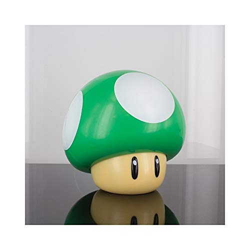 Paladone Lámpara Super Mario 1 Up Mushroom, Multicolor
