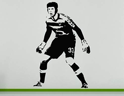 Petr Cech Futbolista Fútbol Jugadores Portero Pared Pegatina Arte Foto - Negro, 56 cms wide x 86 cms high