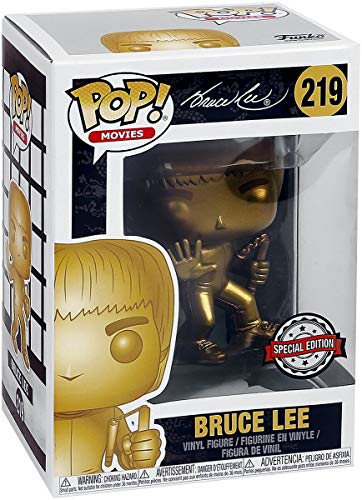 Pop! Bruce Lee - Figura de Vinilo Bruce Lee (Gold) Exclusive