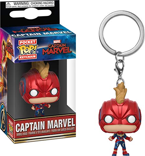 Pop! Captain Marvel - Keychain Captain Marvel (with Helmet)