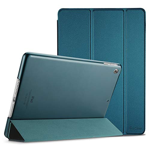 ProCase Funda iPad Mini 1/2/3 (Modelos Viejos), Carcasa Folio Ligera Delgada con Smart Cover Reverso Translúcido para 7,9" Apple iPad Mini 1 Mini 2 Mini 3 –Verde Azulado