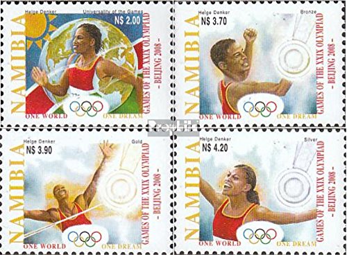 Prophila Collection Namibia - África sudoccidental Michel.-No..: 1292-1295 (Completa.edición.) 2008 olímpicos Juegos de Verano 2008 (Sellos para los coleccionistas) Juegos Olímpicos