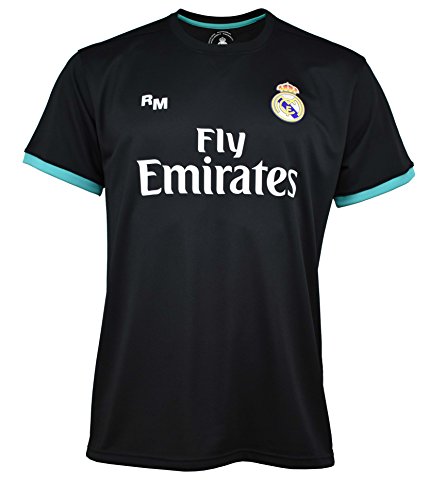 Real Madrid Ronaldo - Camiseta de fútbol para Hombre, Talla L, Color Negro