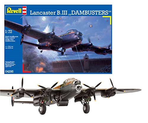 Revell Avro Lancaster B.III DAMBUSTERS, Kit de modelo, escala 1:72 (4295) (04295)
