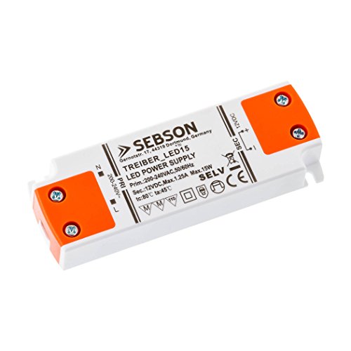 SEBSON® Transformador LED 15W