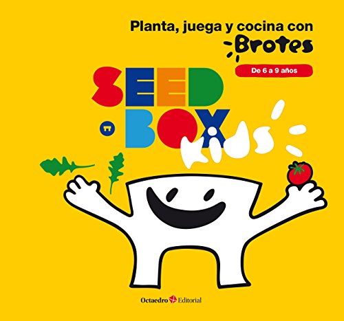 Seedbox SBKBR - Huerto urbano infantil de rúcula y tomates cherry, color blanco: De 6 a 9 años (Brotes)