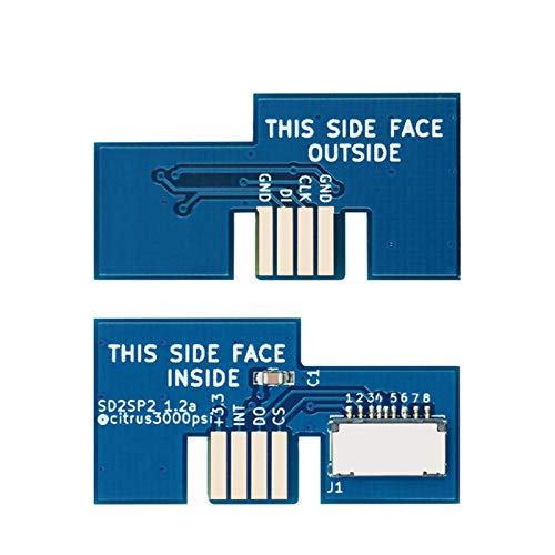 SHEAWA Adaptador de tarjeta micro SD profesional TF lector de tarjetas para Game Cube SD2SP2 SDLoad SDL (azul)
