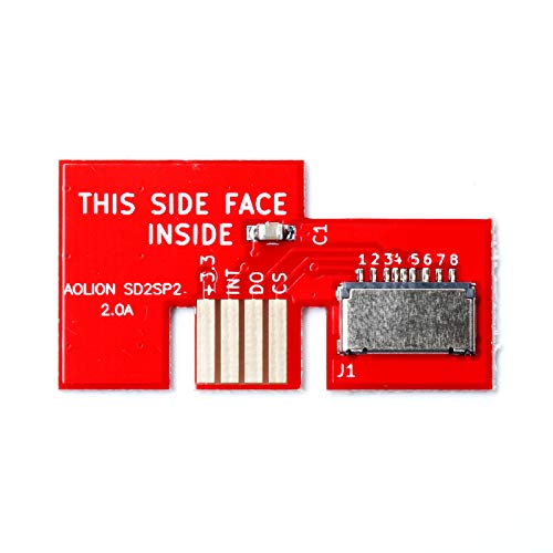 SHEAWA Adaptador de tarjeta Micro SD TF lector de tarjetas para Game Cube SD2SP2 SDLoad SDL Adapter (rojo)